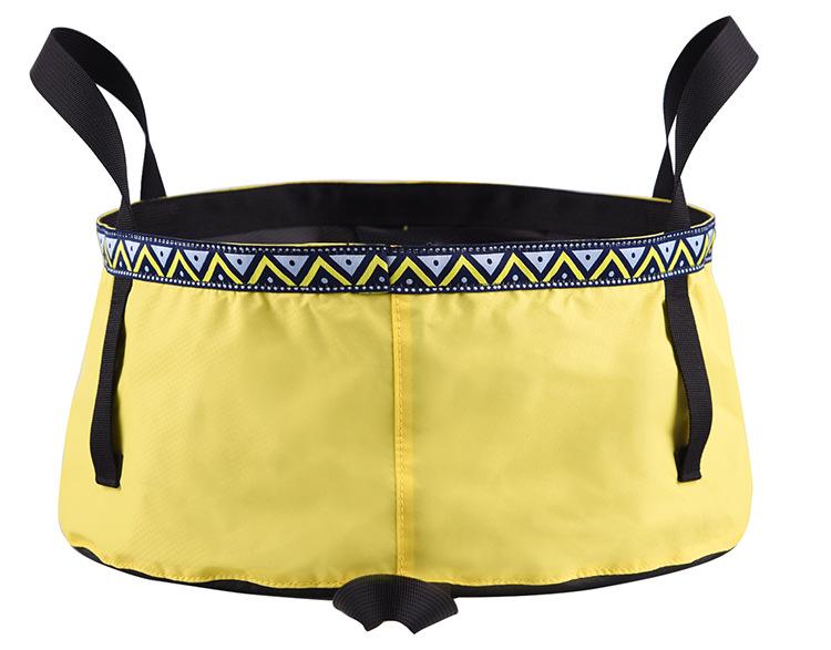 6/8/12L Folding Washing Basin 8.5L Outdoor Hiking Camping Bucket Portable Water Pot