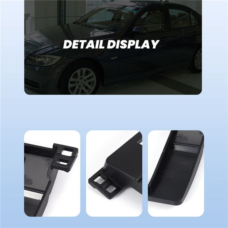 AA92-For BMW 3-Series E46 1998-2005 2Din Audio Panel Modification Panel DVD Navigation Panel Frame Car Fascias Stereo Radio Pane