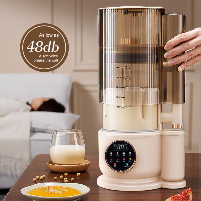 Frullatore Elettrico Intelligente Completamente Automatico da 1500ml per Uso Domestico, Macchina per Latte di Soia Multifunzione, Spremiagrumi da Cucina