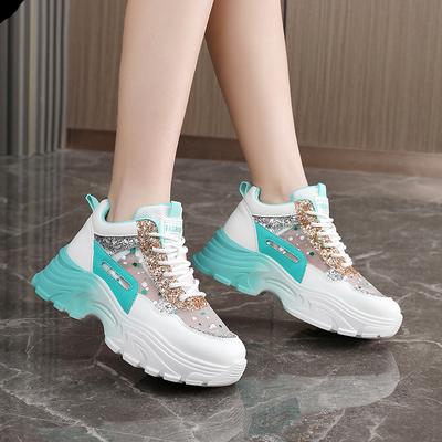 Summer Originality Womens Breathabel Sneakers Fashion Chunky Running Vulcanized Shoes Outdoor Ice Non Slip Sports Shoes De Mujer