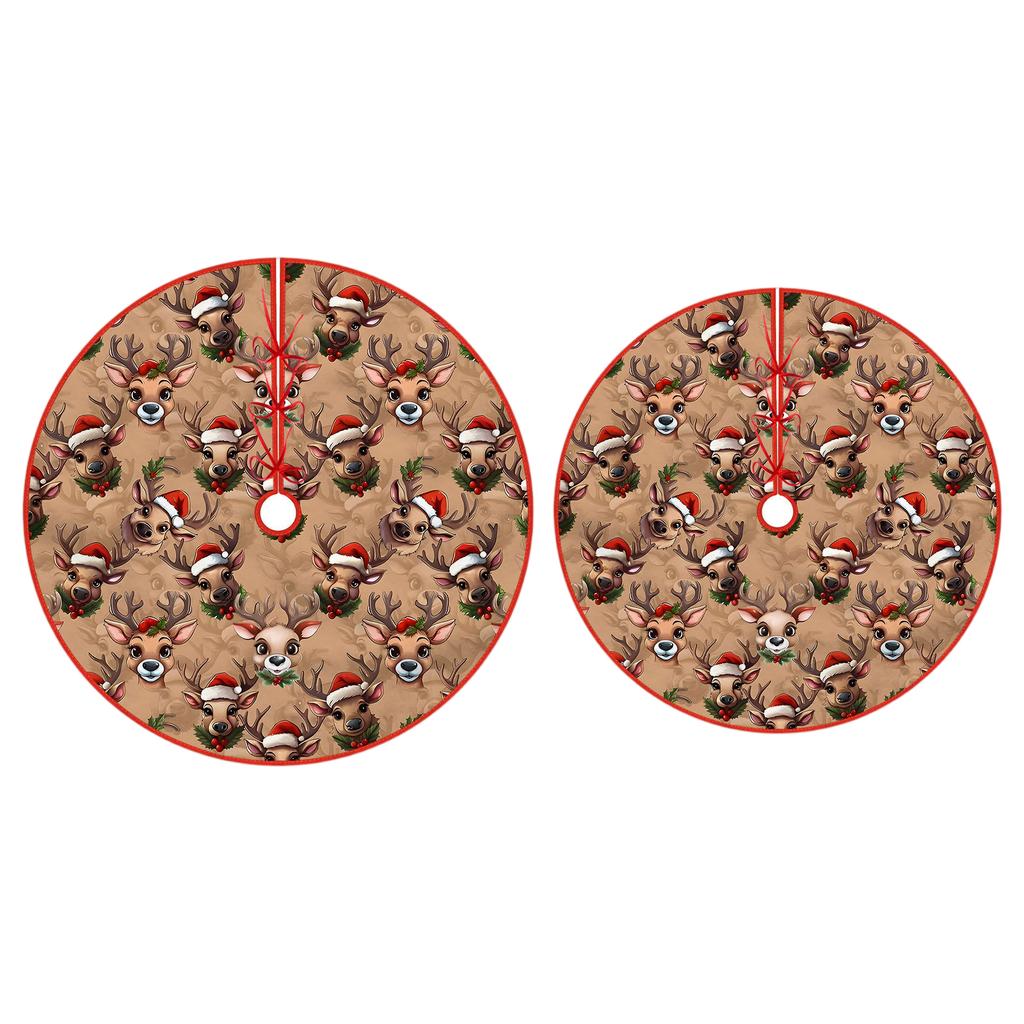 Christmas Tree Skirt Christmas Tree Bottom Decoration Short Furry Tree Skirt Tree Bottom Decoration