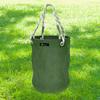 Canvas Tool Bucket Bag with Plastic Bottom Aerial Work Tool Bag Electrician All-Purpose Tool Bucket for Garden Tool