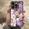 Genshin Impact Anime Beschichtetes Handyhülle Für Iphone 16 17 Pro Max Air 16E 14 15 Plus 12 13 Mini Anti-Fall Airbag Hülle
