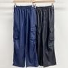Mizqz Cargo Wide Pants Indigo Denim