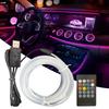 Auto Innenraum Ambientebeleuchtung USB Sprachgesteuerte LED Ambienteleuchten Streifen RGB Auto Innenraum Lampe Streifen Für Auto Innenraum Deko