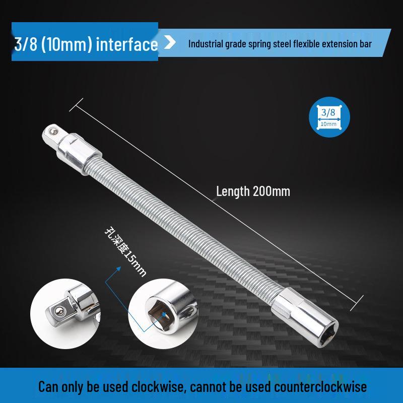 Bendable Elastic Extension Rod Tool