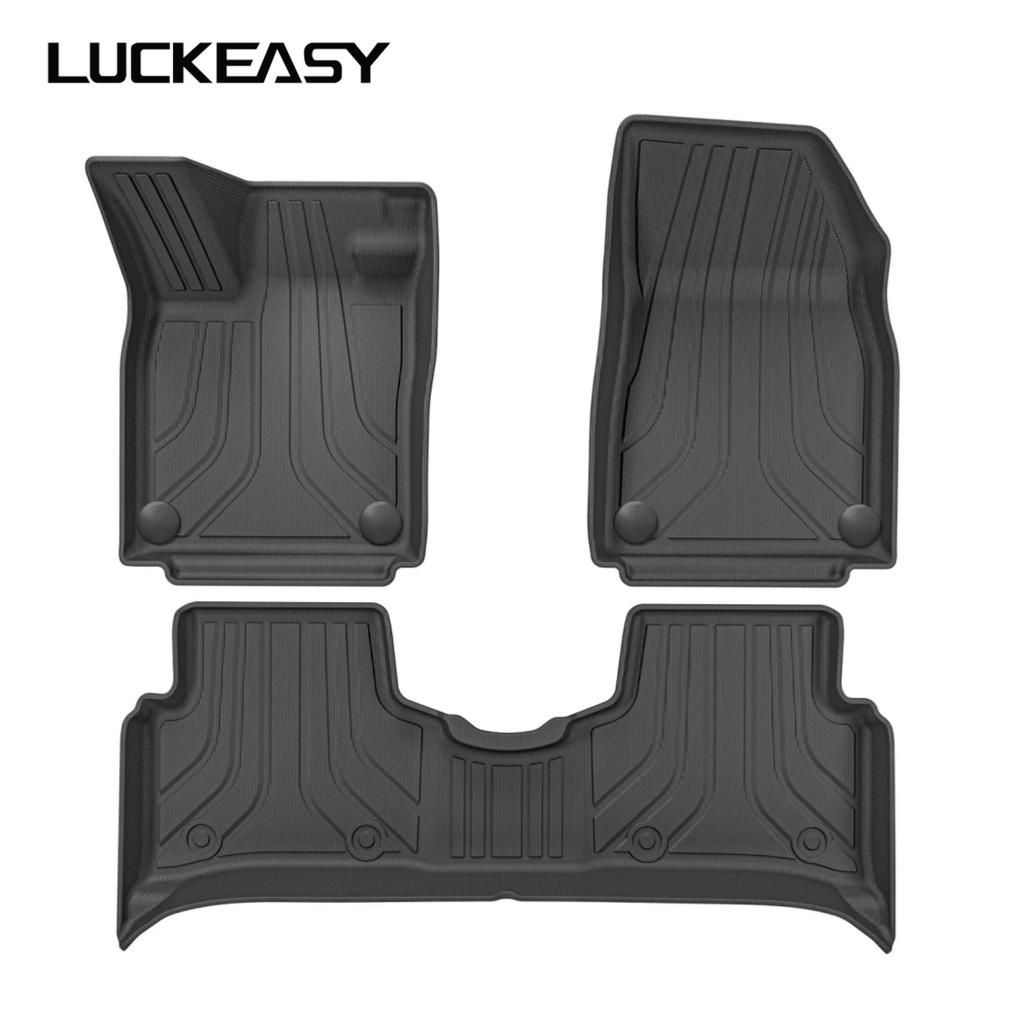 LUCKEASY for VW ID.3 ID3 2021-2025 Car Floor Mats Cargo Liner Trunk Pad TPE Waterproof Wear-resistant Foot Pad Car Accessories