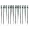 Day and Night - Day and Night Ground Spikes 12 Pcs Silver Galvanized Steel 8x8x91 Cm