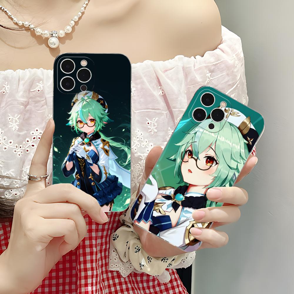 Spiel GI Saccharose Klar TPU Handyhülle für iPhone 17 16 15 14 13 12 11 X XR XS Air Pro Max Plus Mini Bunte Hülle