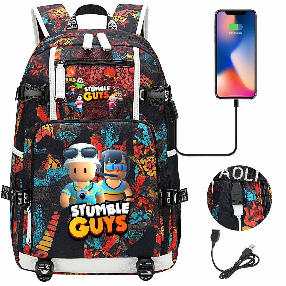 Jungs Rucksack USB Lade Computer Schultasche Business Tasche Wasserdicht Rucksack College Daypack