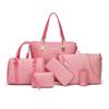 Multi-piece new pu fashion mother and child bag six-piece set portable shoulder messenger women's bag