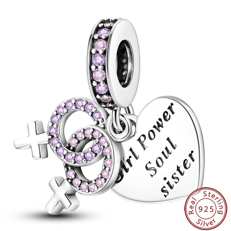 Copper Sincere Emotions Multiple Styles Heart-Shaped Romantic Charms Beads 3Mm Diy Fine Jewelry Making