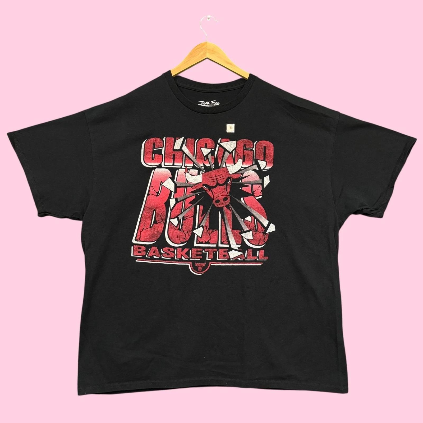 Баскетбольная футболка оверсайз NBA Chicago Bulls XL 3XL