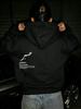 Men's Arabic Script Sports Hoodie Sabr Patience Definition Text Print Oversized Pullover Streetwear Sweatshirt Spring Autumn