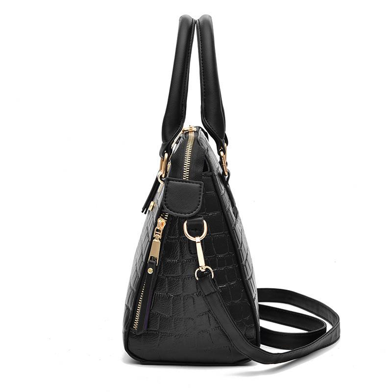 Women's Fashion Texture Handbag Casual Women's Crossbody Bag Large Capacity Shoulder Bag