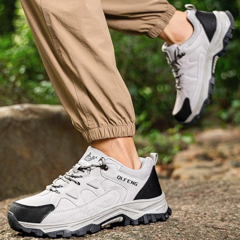 Fashion Large Size Men's Shoes Autumn Winter New High Help Non Slip Sports Hiking Shoes Outdoor Running Vintage Fashion Lace Up Sneakers