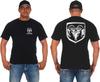 Camiseta Masculina JH Design com Logo Dodge Ram Manga Curta Camisa Preta