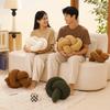 Skin-friendly Knotted Throw Pillow Modern Style Bolster Creative Lumbar Pillow  Office