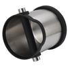60.8oz Capacity Espresso Knock Box 1800ML Capacity Coffee Grounds Container  For Barista