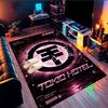 Tokyo-Hotel Music Area Rug Suitable for Indoor And Outdoor,Carpets for Kitchens, Homes, Offices, Living Rooms,Home Decor,Christmas Gift