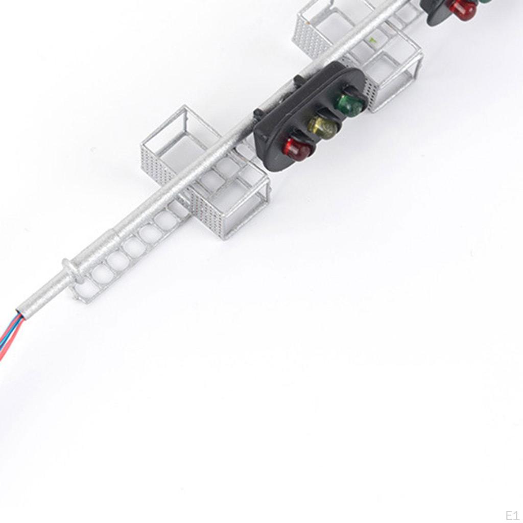 1:87 Scale Railroad Train Traffic Lights Miniature Stop Red /Green /Yellow LEDs 3V/12V for