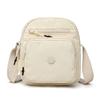 Borsa a tracolla da donna in nylon con tasche multiple