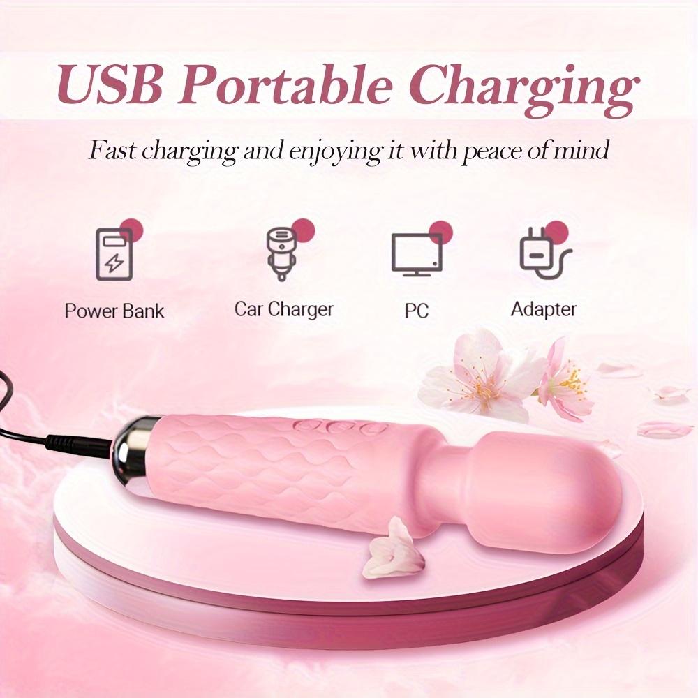 Rechargeable Vibrator Stick - 20-Frequency AV Stick for Female Pleasure, Waterproof, Quiet, and Ergonomic Design for Ultimate Adult Experience