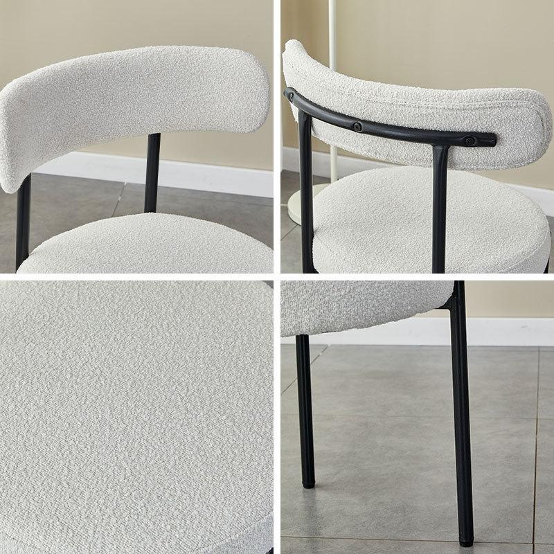 Modern Simple Backrest Chair High-end Dining Chair Upholstered High-value Chair