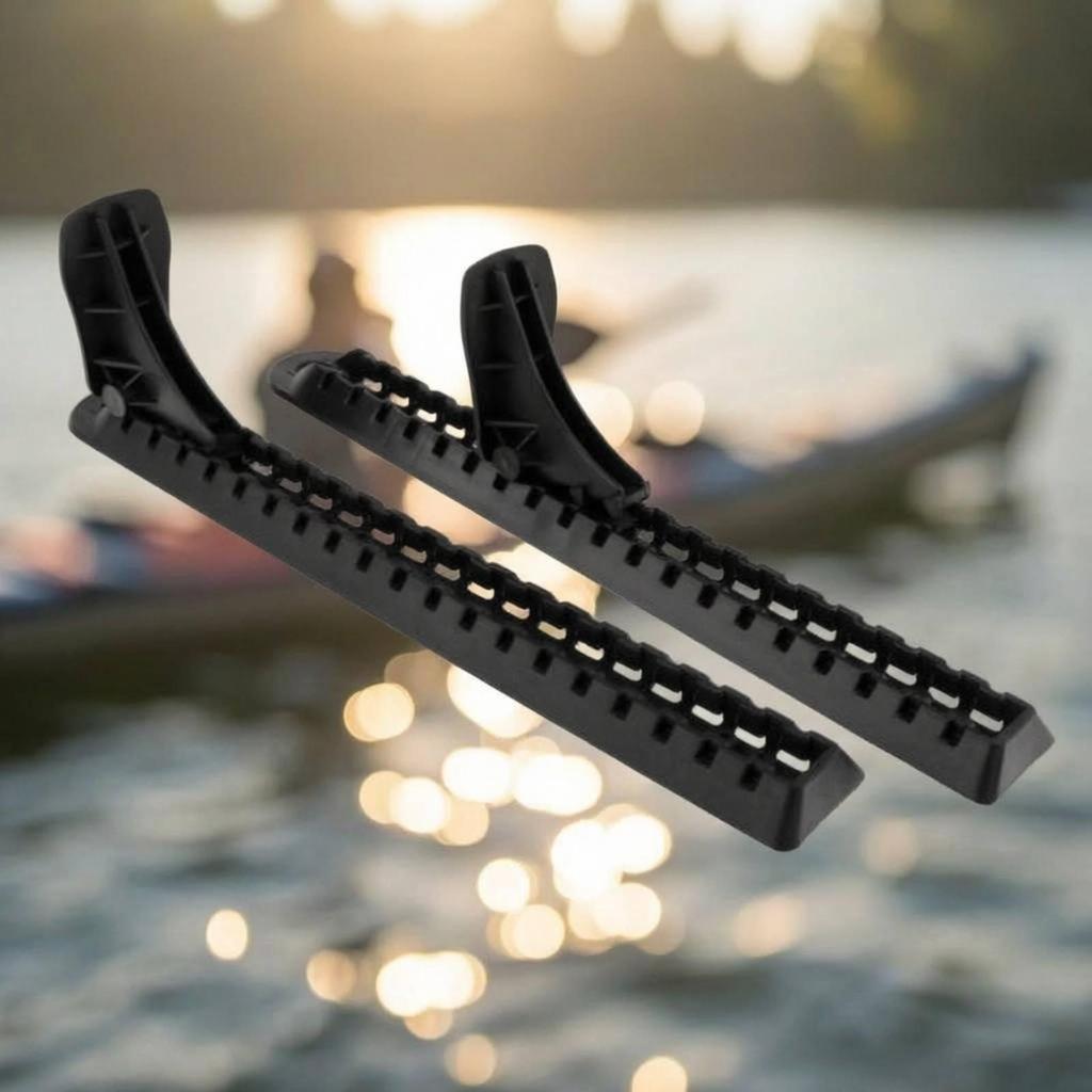 2 Pieces Kayak Foot Peg Nylon Footrest Boat Part