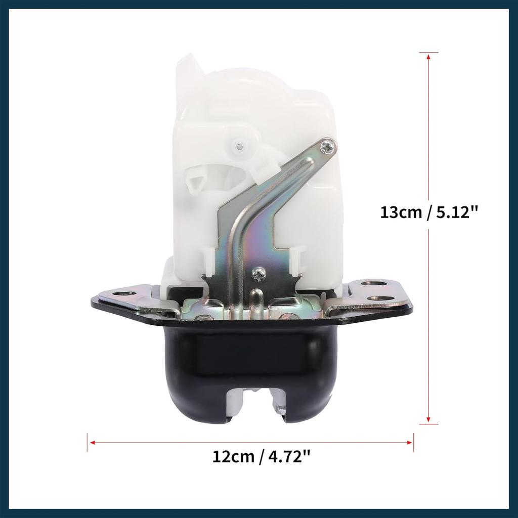 Siłownik zamka klapy bagażnika do Nissan Versa Murano Rogue Zastępuje 90502-CA00C Plastikowo-metalowy zamiennik | Silniczek zatrzasku klapy bagażnika tylnej bocznej 1