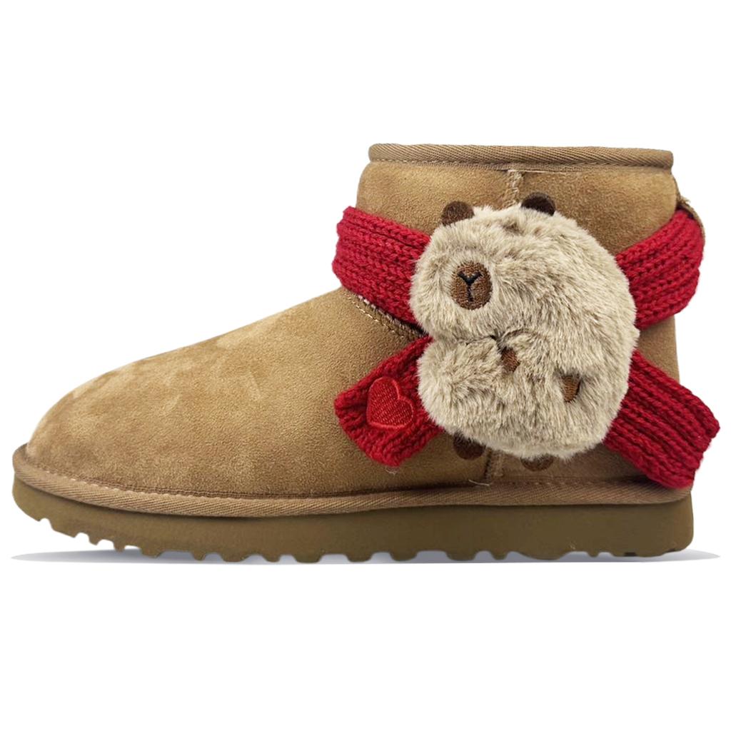UGG CLASSIC MINI Short Snow Boots Women's Chestnut 1016222-CHE(Team40-)