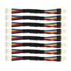 CPU Fan Speed Reduction Cable 4-Pin Male To Female PWM Temperature Control Noise Reduction Computer Cooling Fan Deceleration Line Speed Regulating