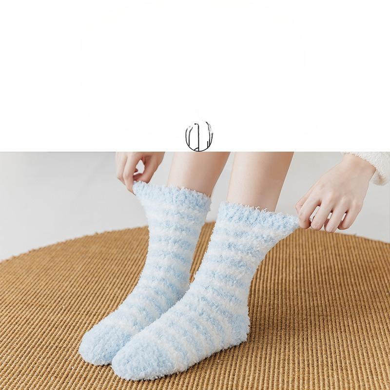 Fleece Socks with A Loose Opening and Thickened Design, Warm Women's Winter Larger Size, and Super Thick Winter Sleep Socks for The Elderly