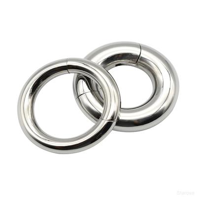 Inele segmentate cu balama din oțel inoxidabil 00G Mărime mare Clicker Septum Inel BCR PA Piercing Nas Extensoare Ureche Greutăți