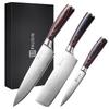 PAUDIN Kitchen Knife Set: 3-piece Set of Stainless Steel Knives (chef's Knife, Vegetable Knife, and