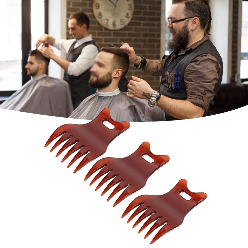3PCS Smooth Edges Wide Tooth Combs Compact Size Detangling Comb Styling Comb Set Home Use