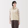 MUJI Boa Fleece XL Women's Vest, BB2T8A5A, Ivory, Women's