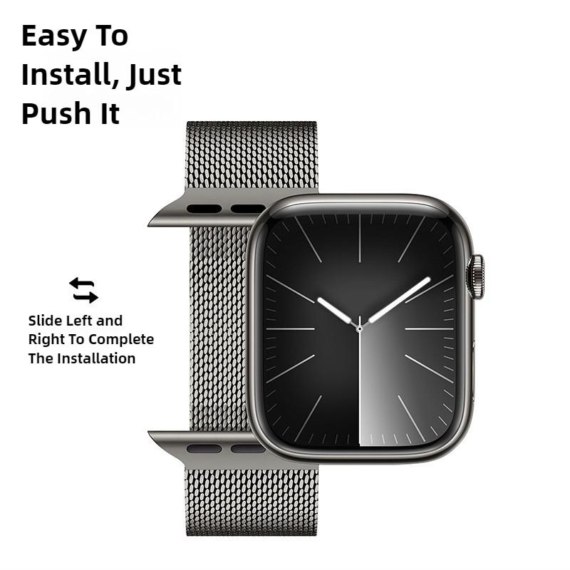 Magnetic Strap for Apple Watch Band Ultra 49mm 46mm 42mm Milanese Bracelet iWatch Series 10/11 9 8 7 6 5 4 SE/3 45/44/41/40mm