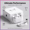 Universal Bluetooth Wireless Headset Apple AirPods Pro Powerful Noise Cancellation Immersive Surround Sound USB-C Charging All Devices Compatible