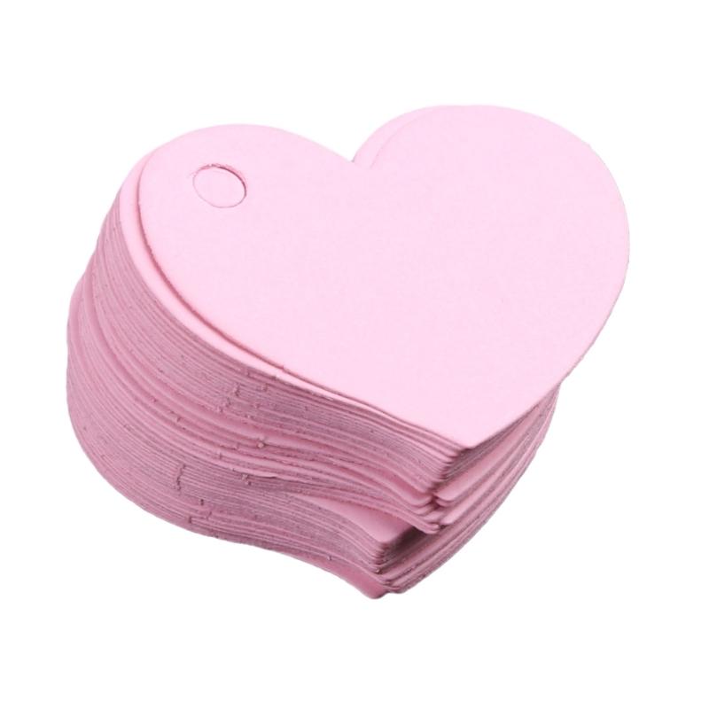 Blank Paper Card Tags with Hole for Bookmark Price Tag DIY Educational Card 50PC