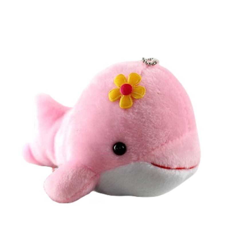 

Игрушка Плюшевый Дельфин Кит Мини Мягкая Игрушка Кукла Подвеска для Сумки Украшение Подарок Ребенок розовый
