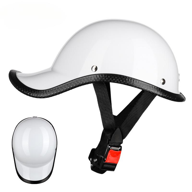 Retro Electric Scooter Flip-up Helmet - Lightweight, Personalized, Universal Fit for Men
