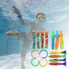Diving Toys Pool for Boys Girls Ages 3 4 5 6 7 Dive Rings s Fish Gems