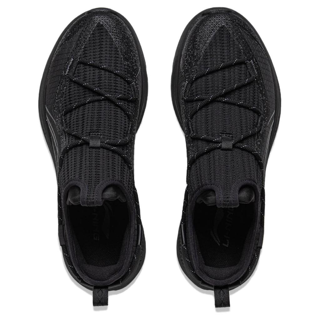 Zapatos Casuales de Caña Baja Transpirables Li Ning para Hombre Negro AGLV133-2
