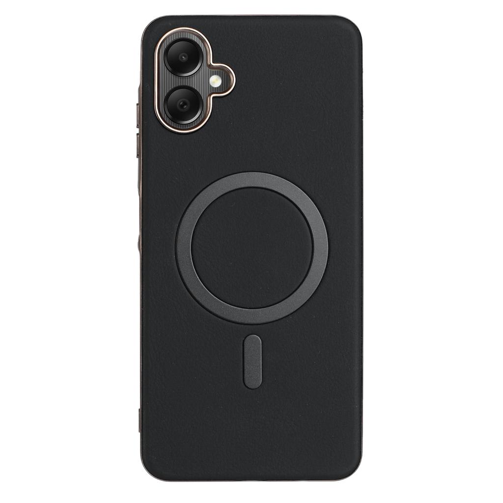 For Samsung Galaxy A06 5G/Galaxy A06 4G Case BINFEN COLOR BF40 Magnetic Case Electroplated PU + TPU Phone Back Cover