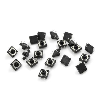 20ks Tc-1212T 12x12x7,3 mm Taktilní tlačítko Momentální spínač pro PCB