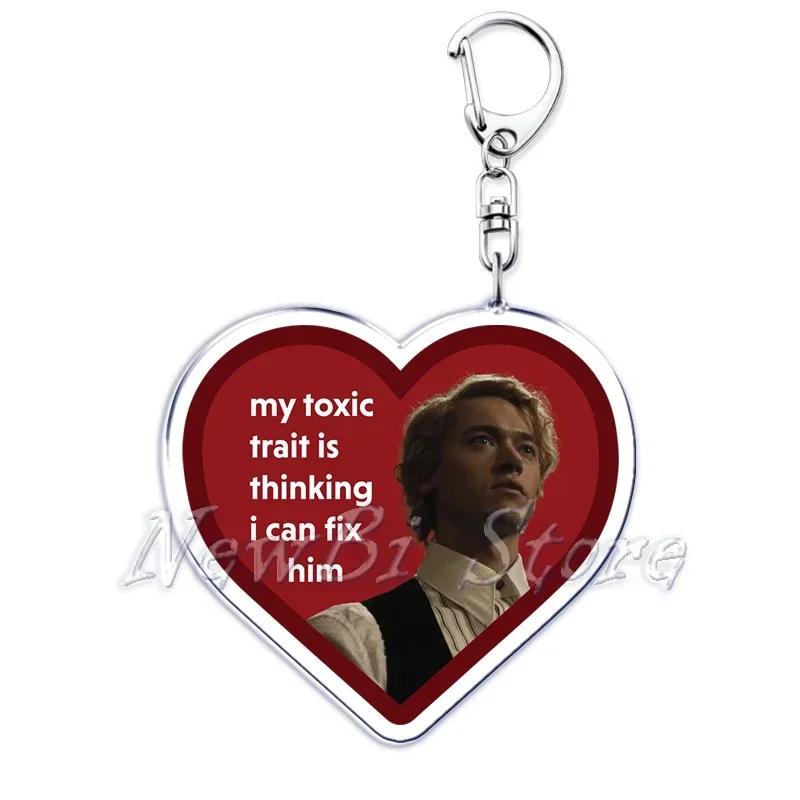 

Coriolanus Snow I Can Fix Him Key Chain Keychains Hunger Games Tom Blyth Ring for Accessories Bag Pendant Keyring Jewelry Gifts