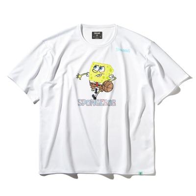 SPALDING SpongeBob SquarePants Dribble T-Shirt, White, Medium, SMT25045S