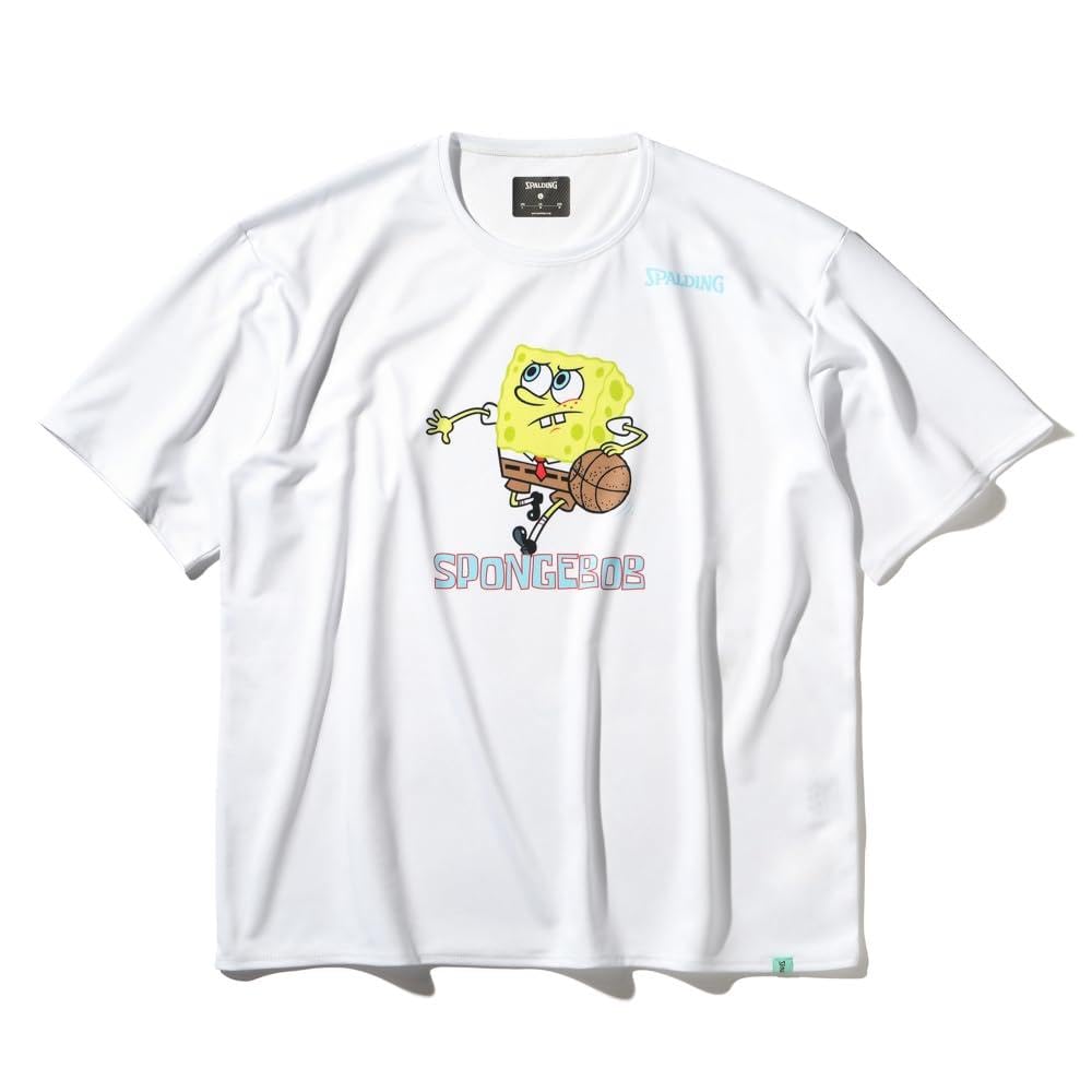 

Spalding SpongeBob SquarePants Dribble T-Shirt, White, Medium, SMT25045S
