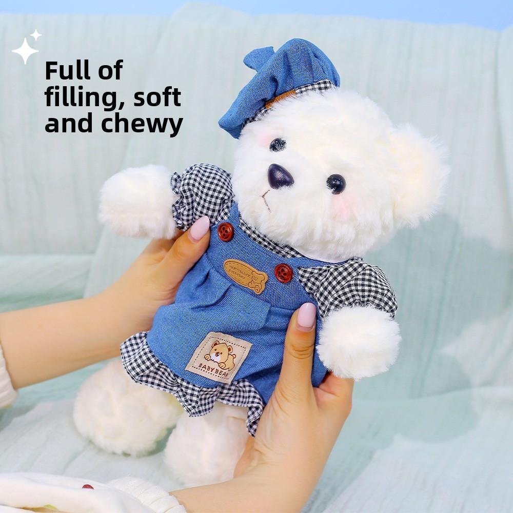 Plush Bear Toy With Clothing For Couples Romantic Gift For Women